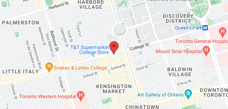 map of #1215 -297 COLLEGE ST